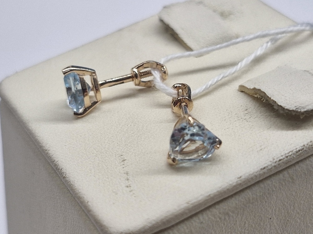 СПУС585 СЕРЬГИ ПУСЕТЫ (Au 585)