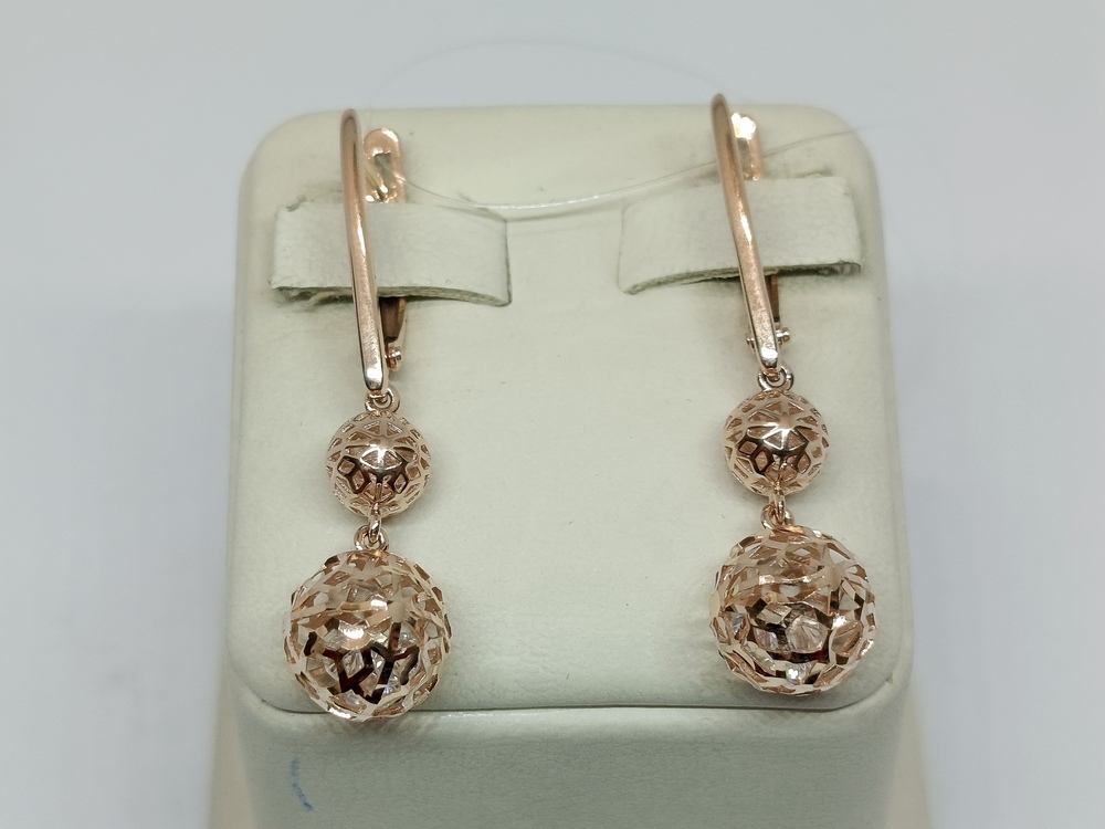 СЕРЬГИ С КАМНЯМИ (Au 585)