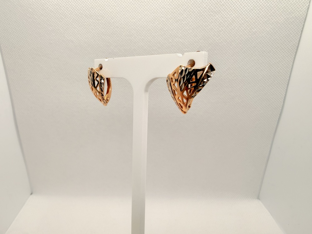 СЕРЬГИ БЕЗ КАМНЯ (Au 585)