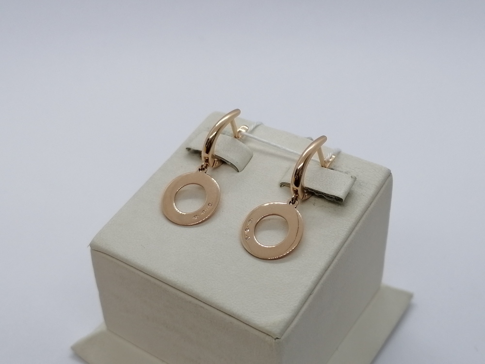 СКМИ585 СЕРЬГИ С КАМНЯМИ (Au 585)