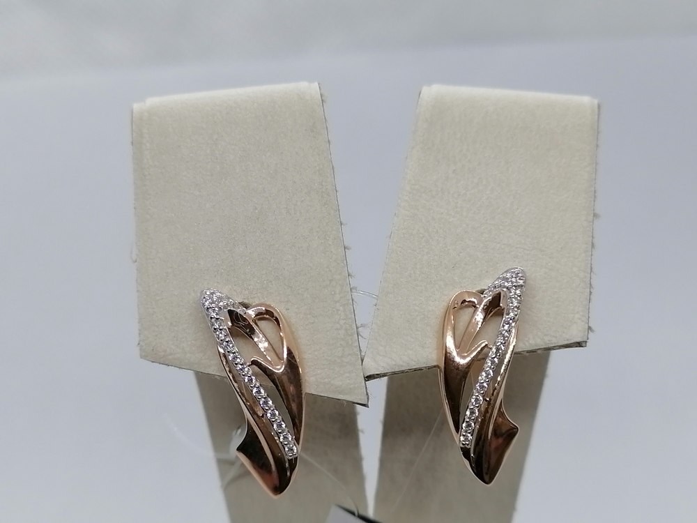 СЕРЬГИ С КАМНЯМИ (Au 585)