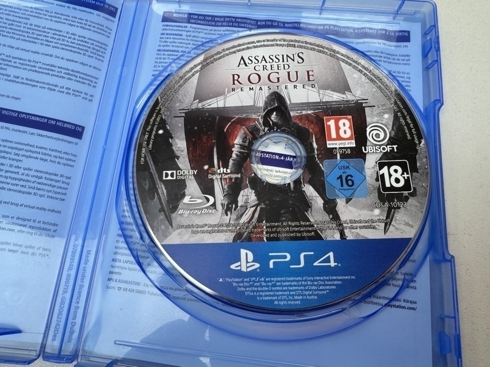 Игра Playstation 4 Assassins Creed Rogue