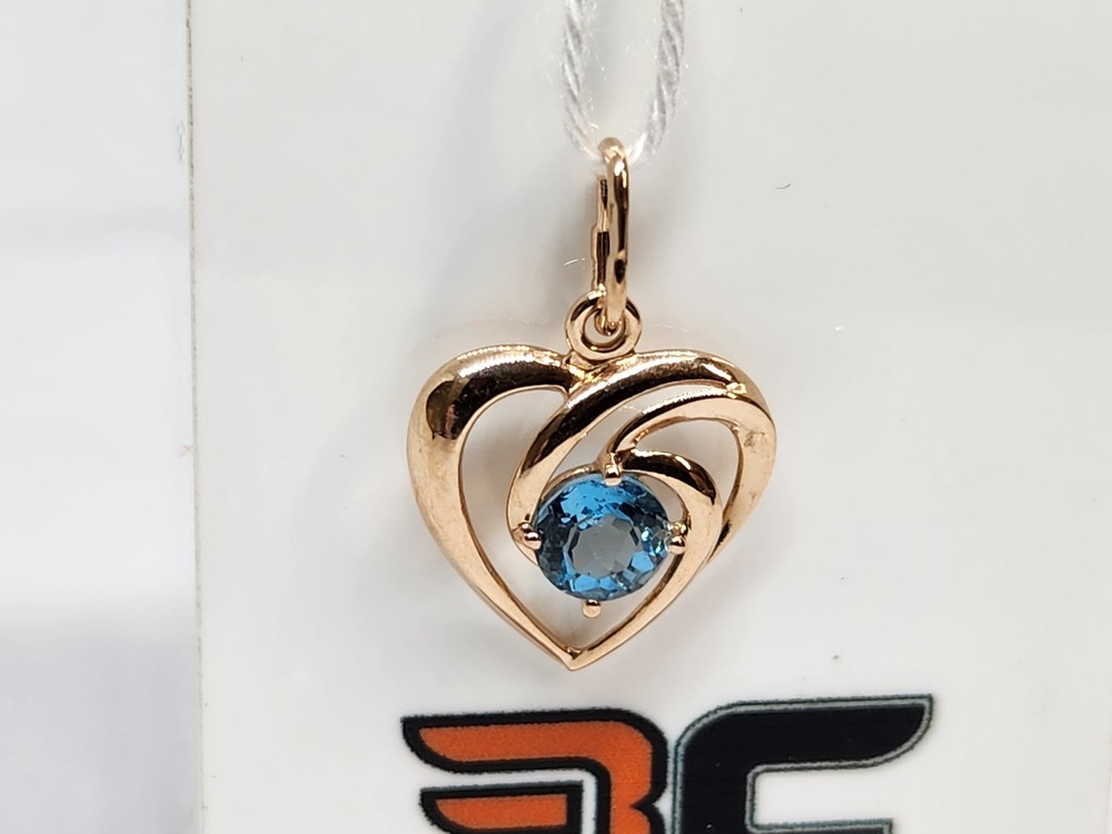 ПОДКМ585 ПОДВЕСКА С КАМНЕМ (Au 585)