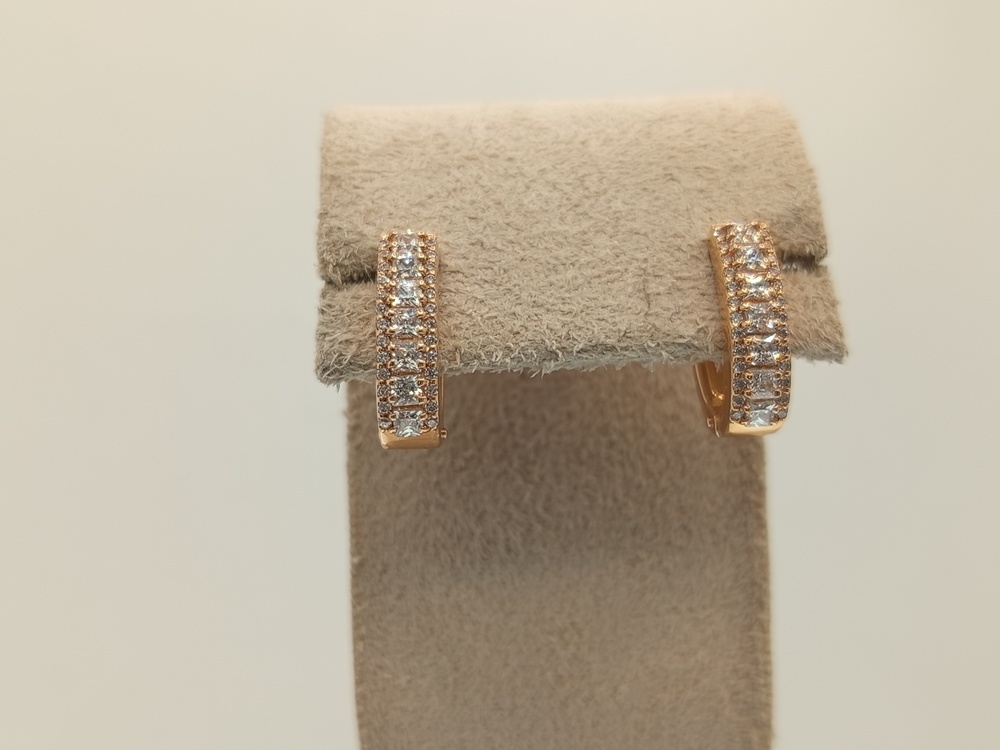 СЕРЬГИ С КАМНЯМИ (Au 585)