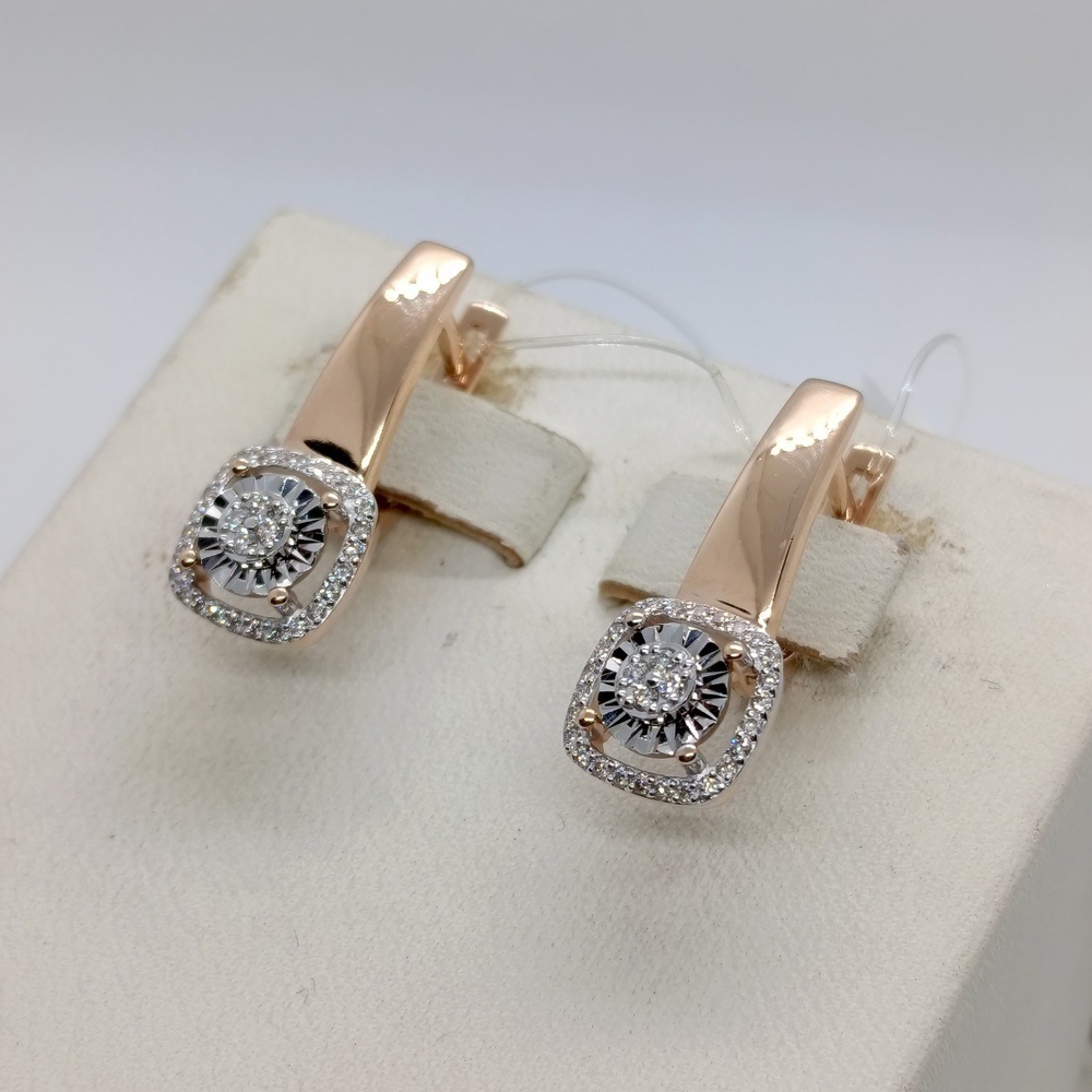 СЕРЬГИ БРИЛЛИАНТ (Au 585)