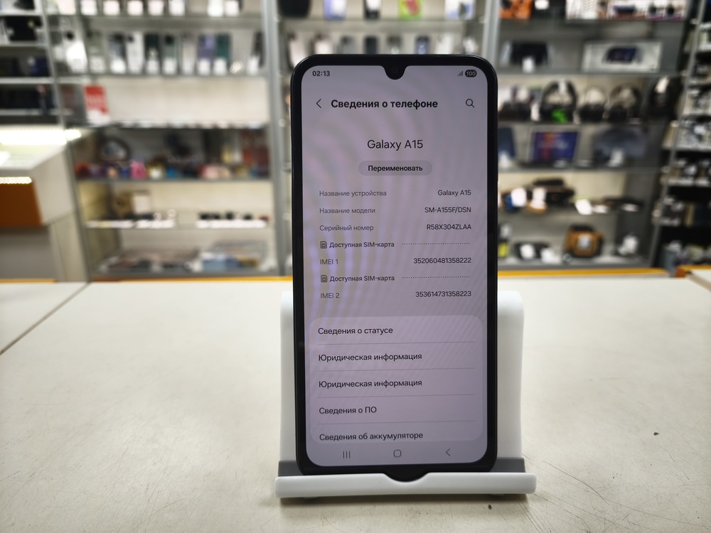 Смартфон Samsung Galaxy A15 4/128