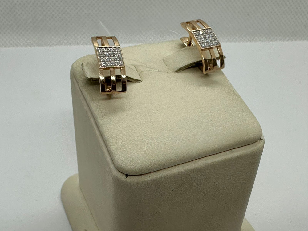 СЕРЬГИ С КАМНЯМИ (Au 585)