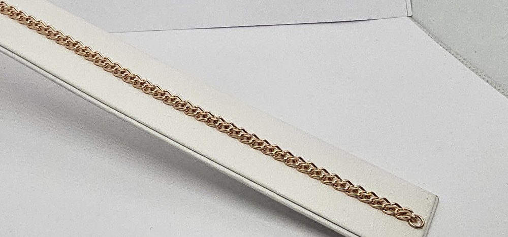 БРАСЛЕТ ПУСТОТЕЛЫЙ Царь (Au 585)