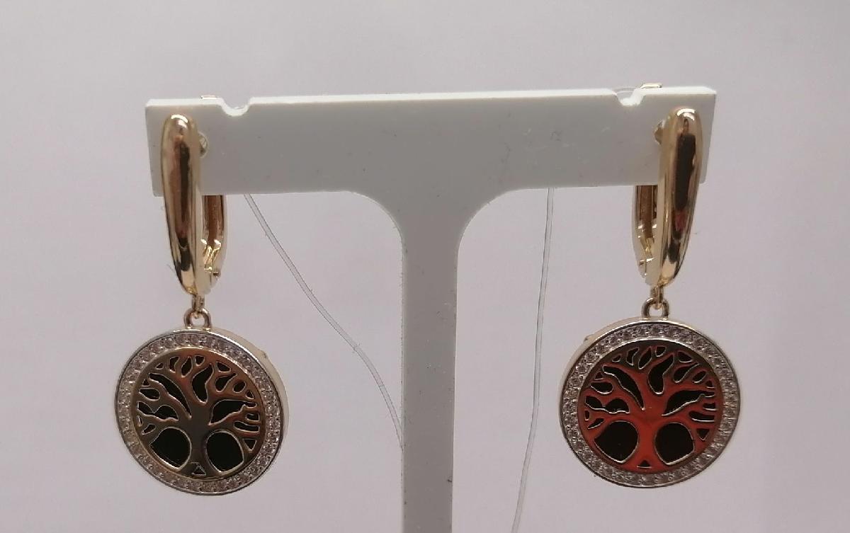 СЕРЬГИ С КАМНЯМИ (Au 585)