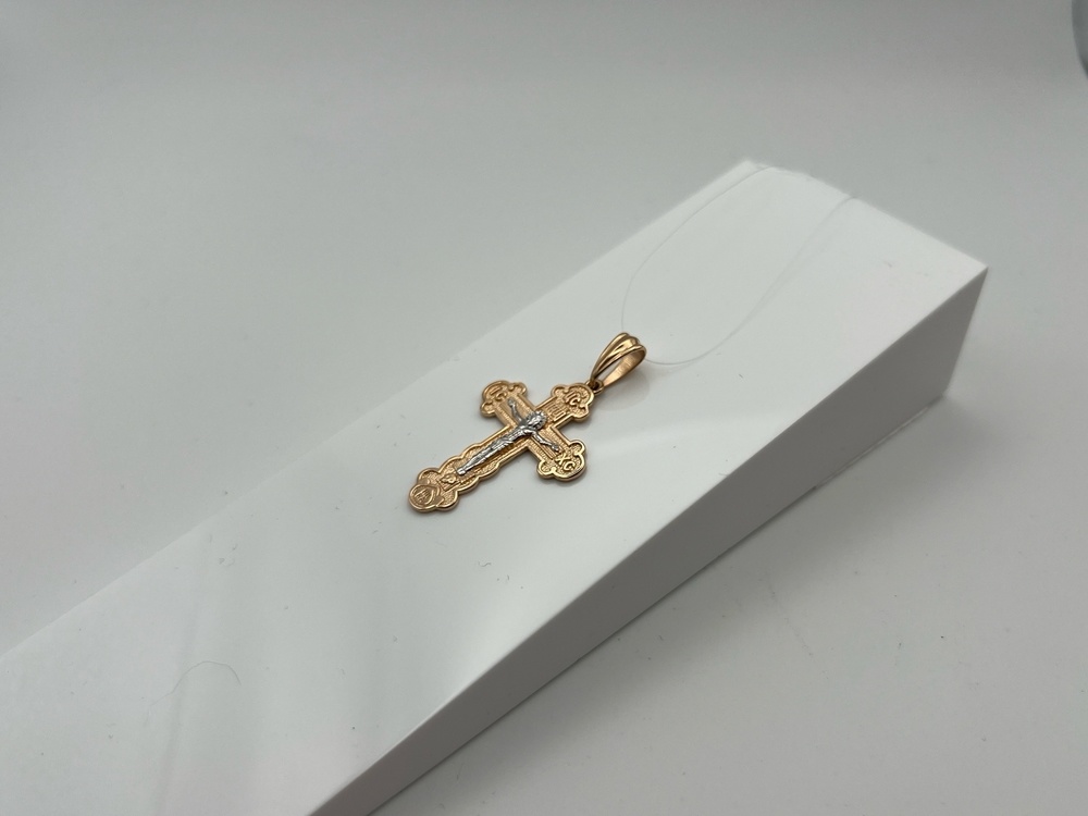 ПОДВЕСКА КРЕСТ (Au 585)