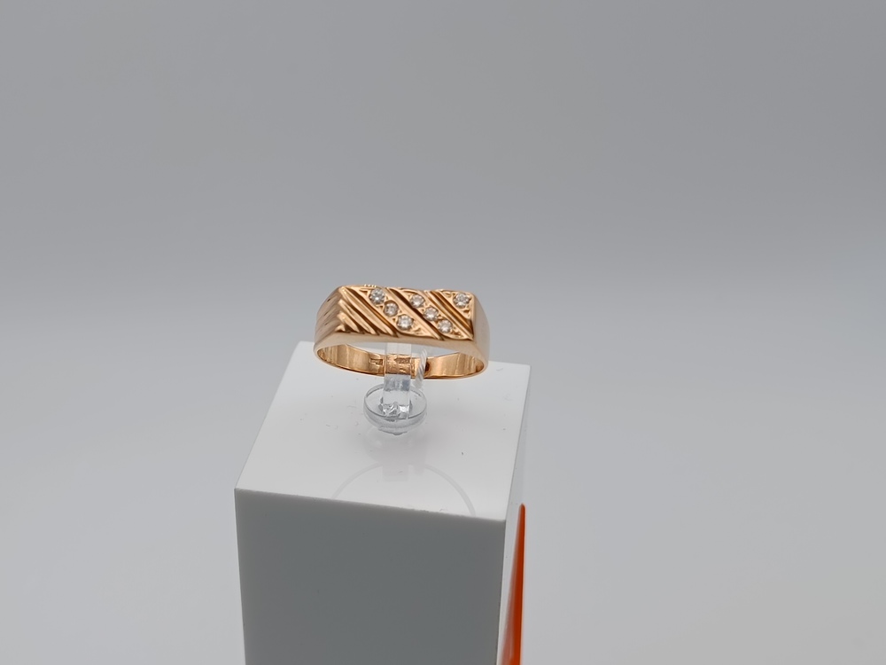 ПЕЧКМИ585 ПЕЧАТКА С КАМНЯМИ (Au 585)