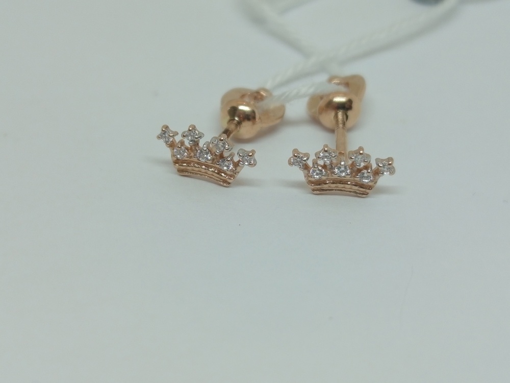 СЕРЬГИ ПУСЕТЫ (Au 585)