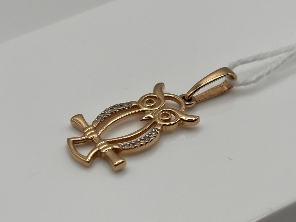 ПОДКМИ585 ПОДВЕСКА С КАМНЯМИ (Au 585)