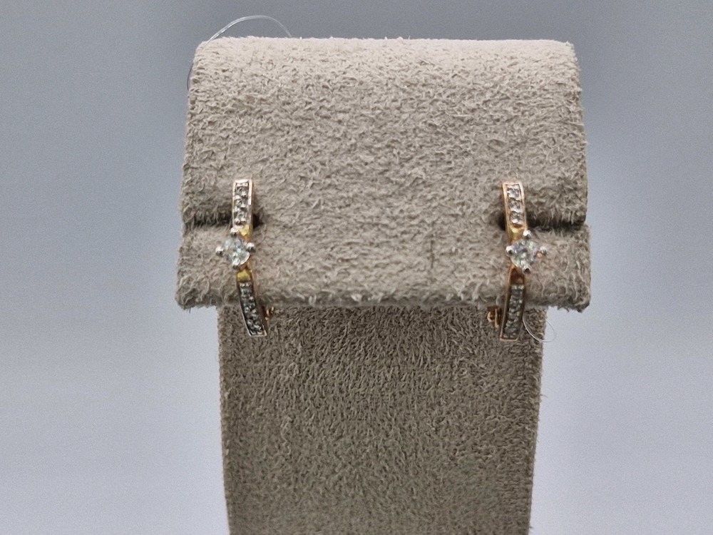 СЕРЬГИ С КАМНЯМИ (Au 585)