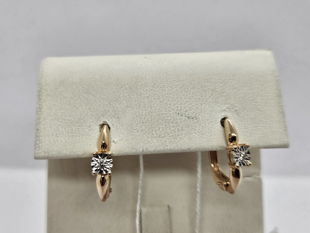 СЕРЬГИ БРИЛЛИАНТ (Au 585)