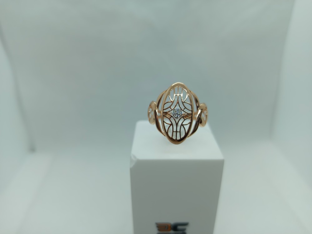 КОЛЬЦО С КАМНЕМ (Au 585)