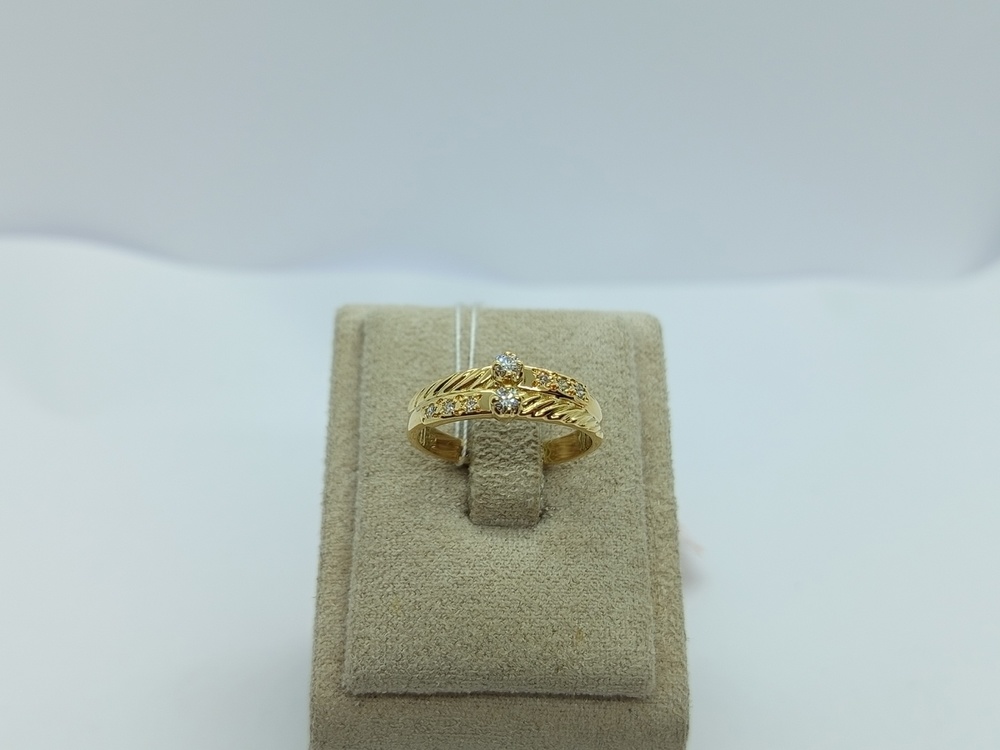 КОЛЬЦО БРИЛЛИАНТ Au 750