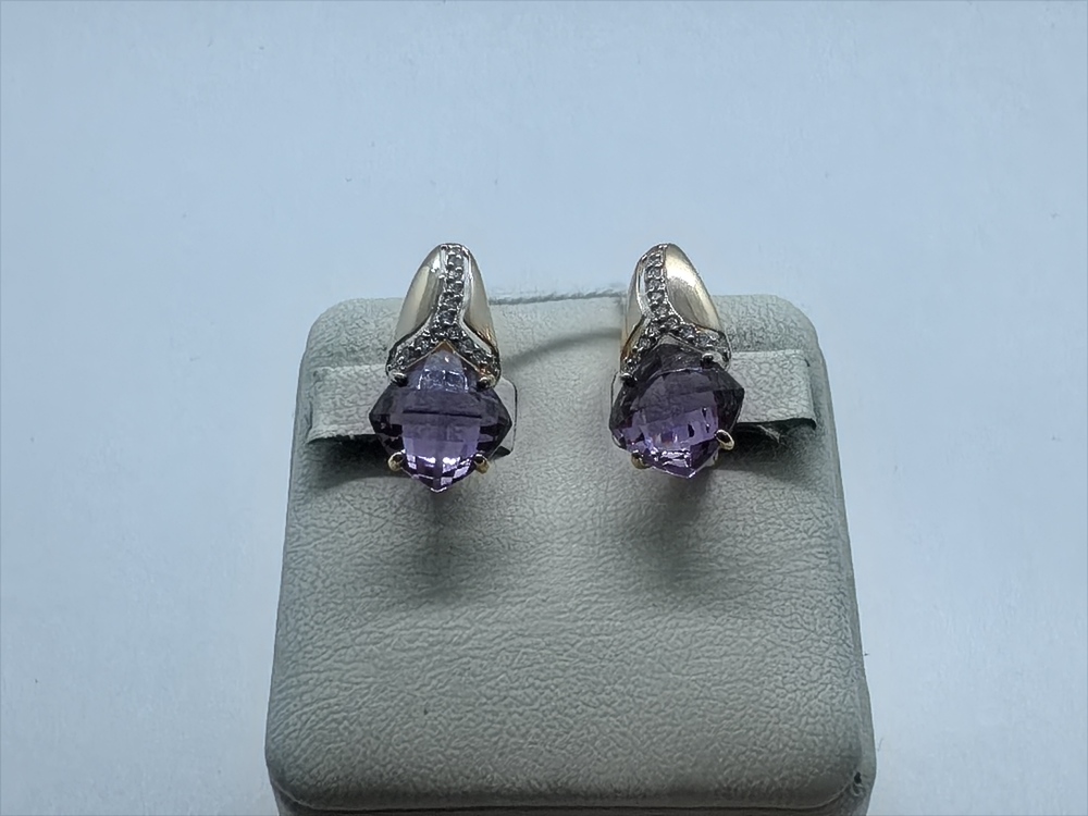 СЕРЬГИ С КАМНЯМИ (Au 585)