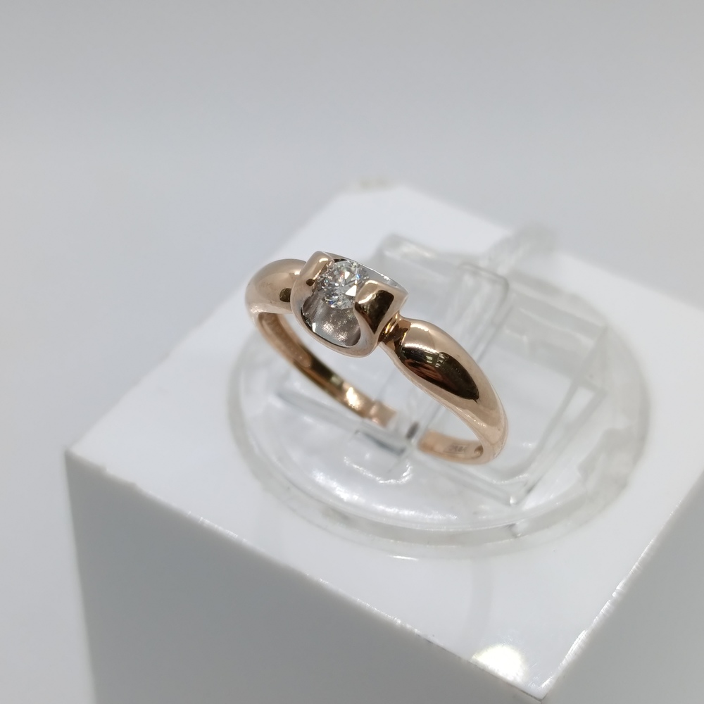 КОЛЬЦО БРИЛЛИАНТ Au 585