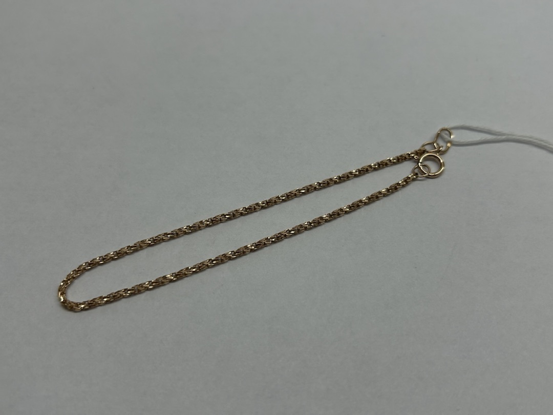 БРАСЛЕТ ПУСТОТЕЛЫЙ Фантазия Au 585