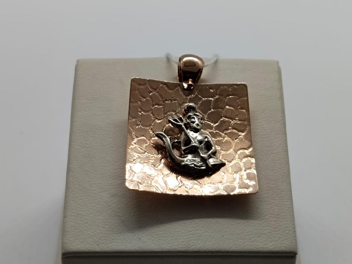 ПОДВЕСКА ЗНАК ЗОДИАКА ВОДОЛЕЙ Au 585