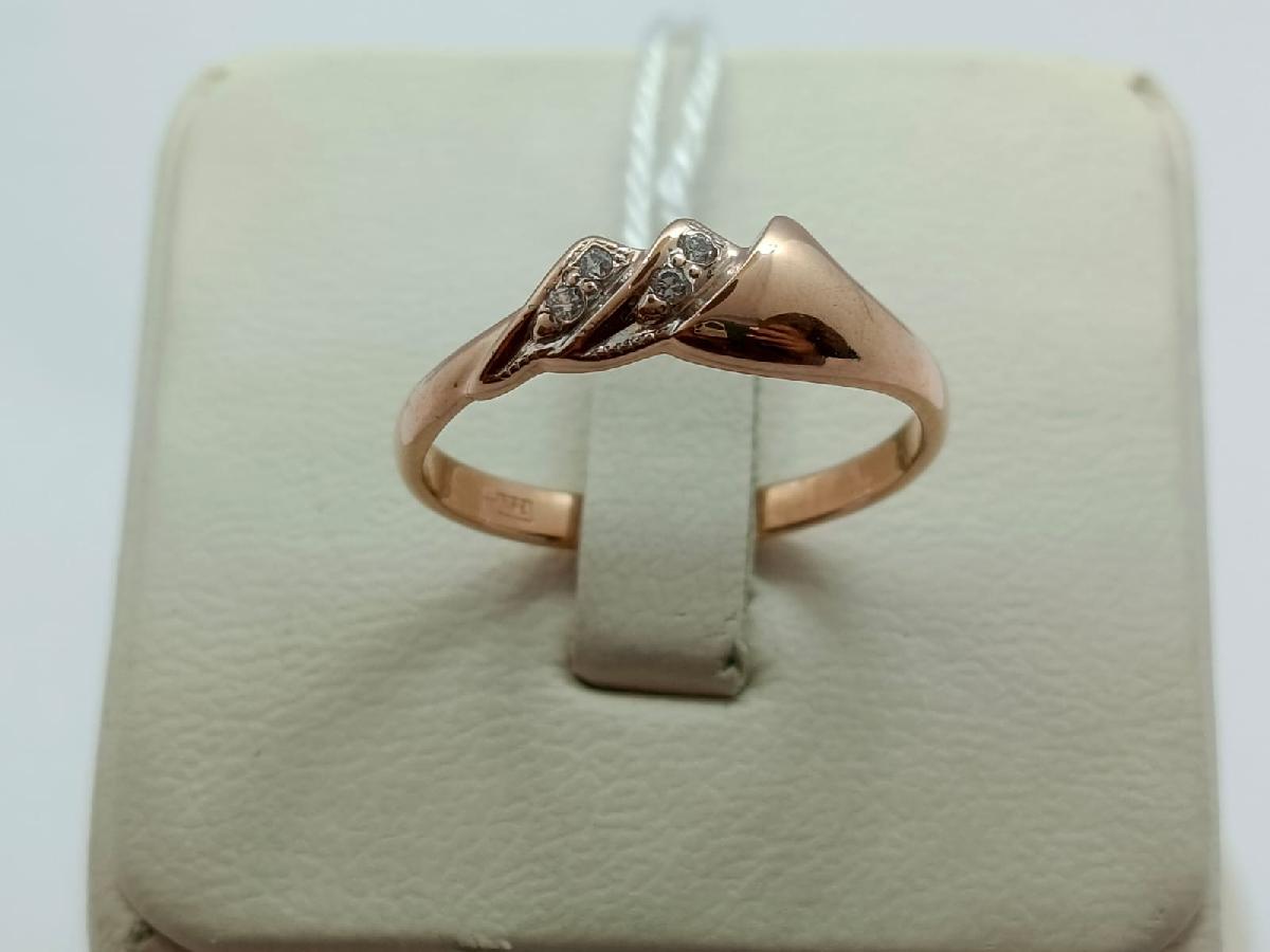 КОЛКМИ585 КОЛЬЦО С КАМНЯМИ (Au 585)