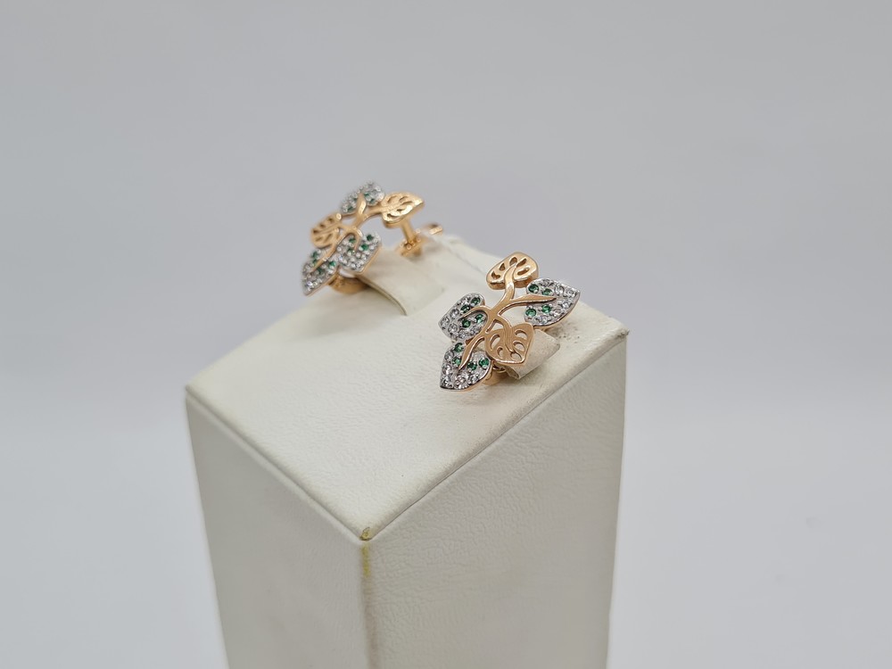 СЕРЬГИ С КАМНЯМИ (Au 585)