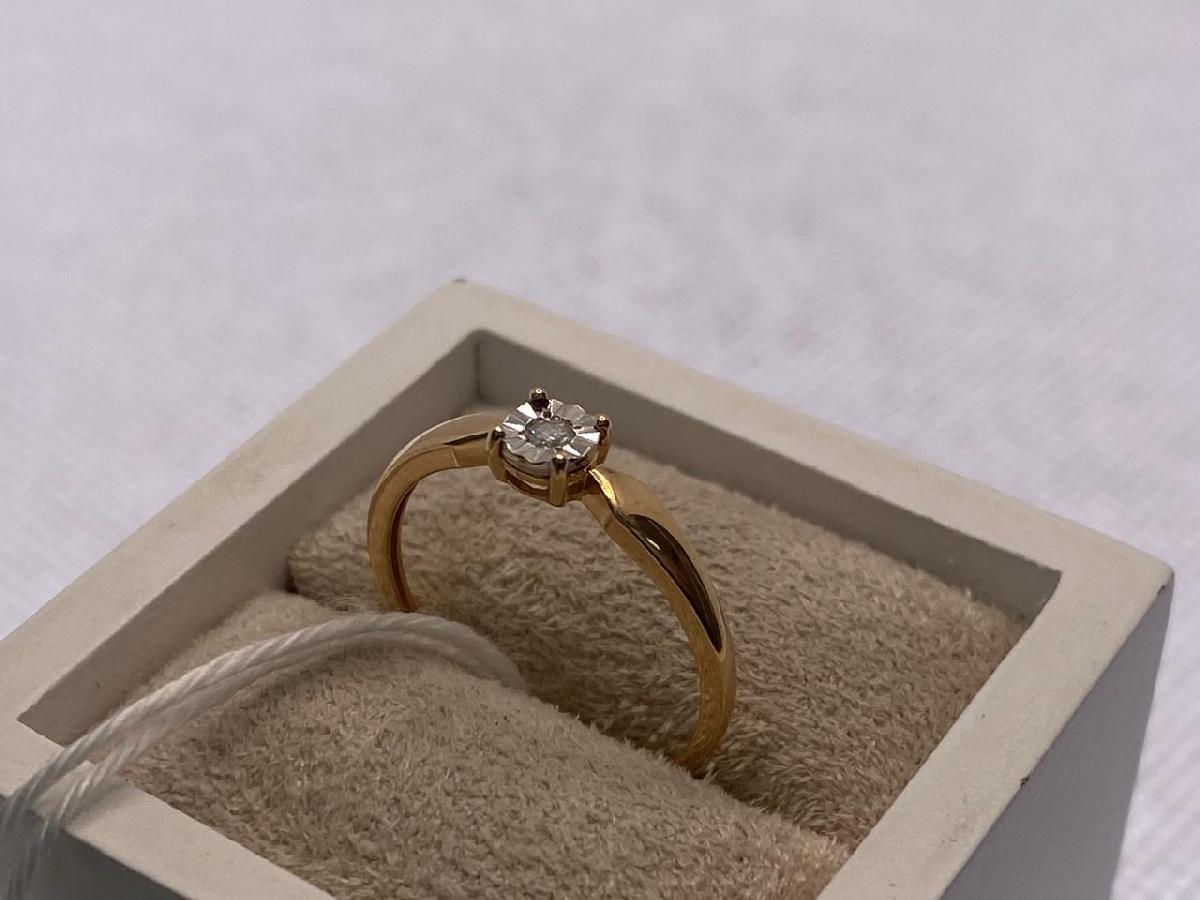 КОЛЬЦО БРИЛЛИАНТ Au 585