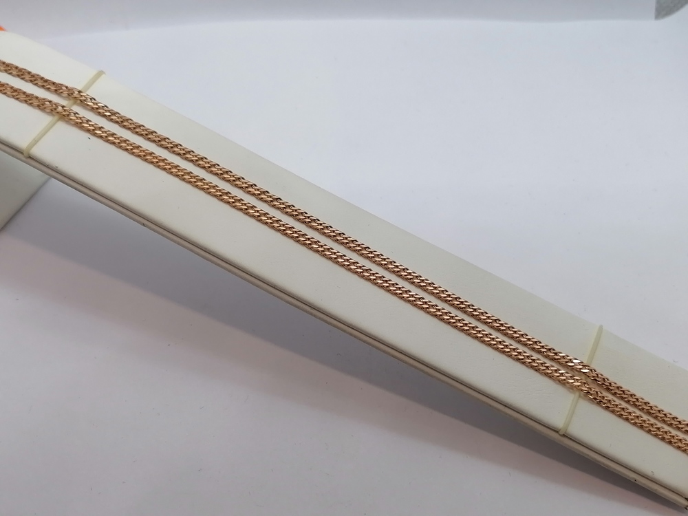 ЦЛР2585 ЦЕПЬ ПОЛНОВЕСНАЯ Ромб двойной (Au 585)