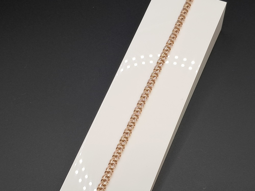 БЛБ585 БРАСЛЕТ ПОЛНОВЕСНЫЙ Бисмарк (Au 585)