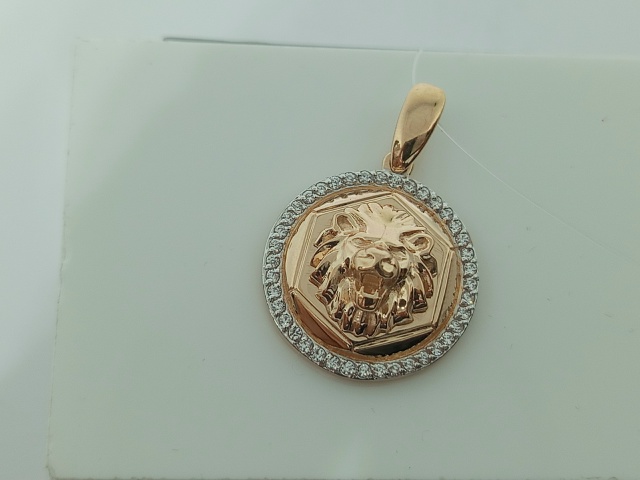 ПОДВЕСКА С КАМНЯМИ (Au 585)