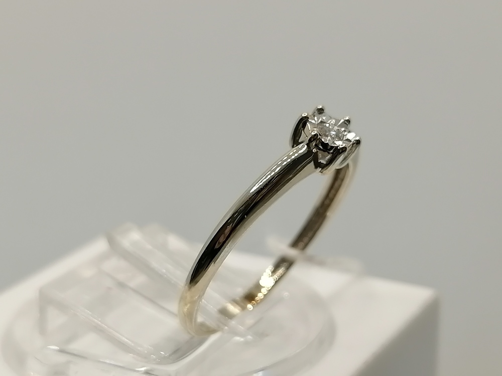 КОЛЬЦО БРИЛЛИАНТ Au 585