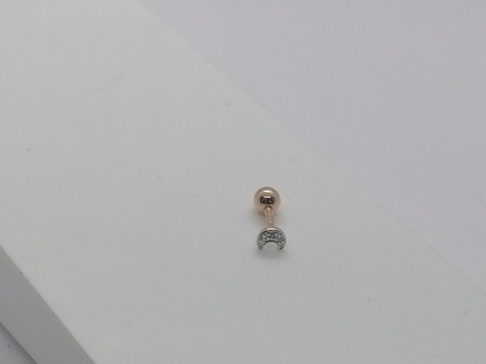 ПИРСИНГ С КАМНЯМИ (Au 585)