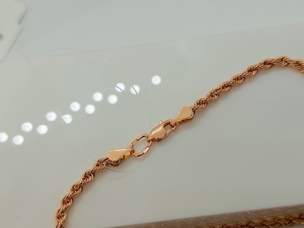 ЦЕПЬ ПУСТОТЕЛАЯ Веревка (Au 585)