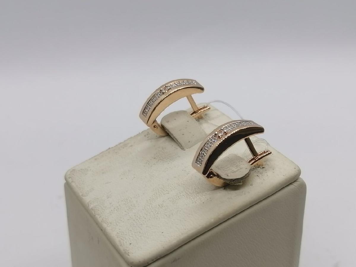 СЕРЬГИ С КАМНЯМИ (Au 585)