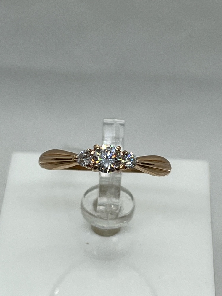 КОЛКМИ585 КОЛЬЦО С КАМНЯМИ (Au 585)