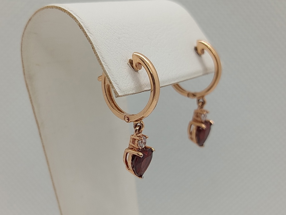 СЕРЬГИ С КАМНЯМИ (Au 585)