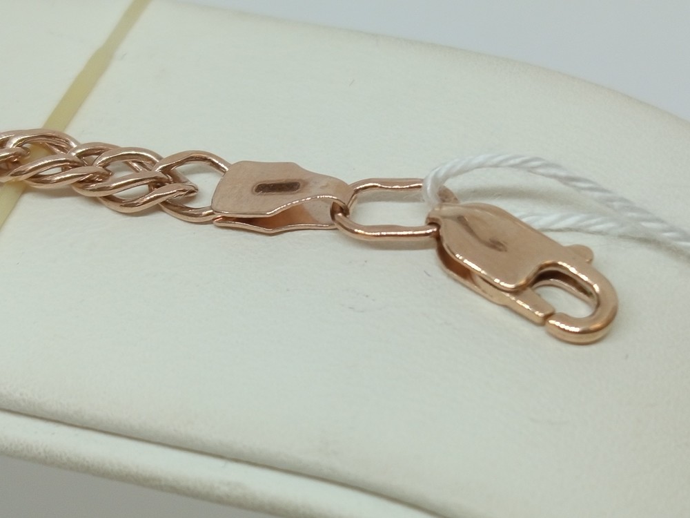 БРАСЛЕТ ПОЛНОВЕСНЫЙ Ромб двойной Au 585