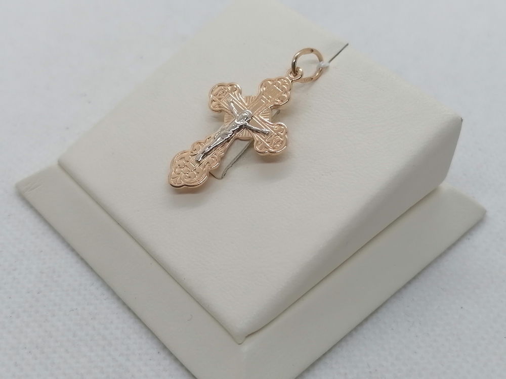 ПОДКБК585 ПОДВЕСКА КРЕСТ БЕЗ КАМНЯ (Au 585) ПОДКБК585 ПОДВЕСКА КРЕСТ БЕЗ КАМНЯ (Au 585)