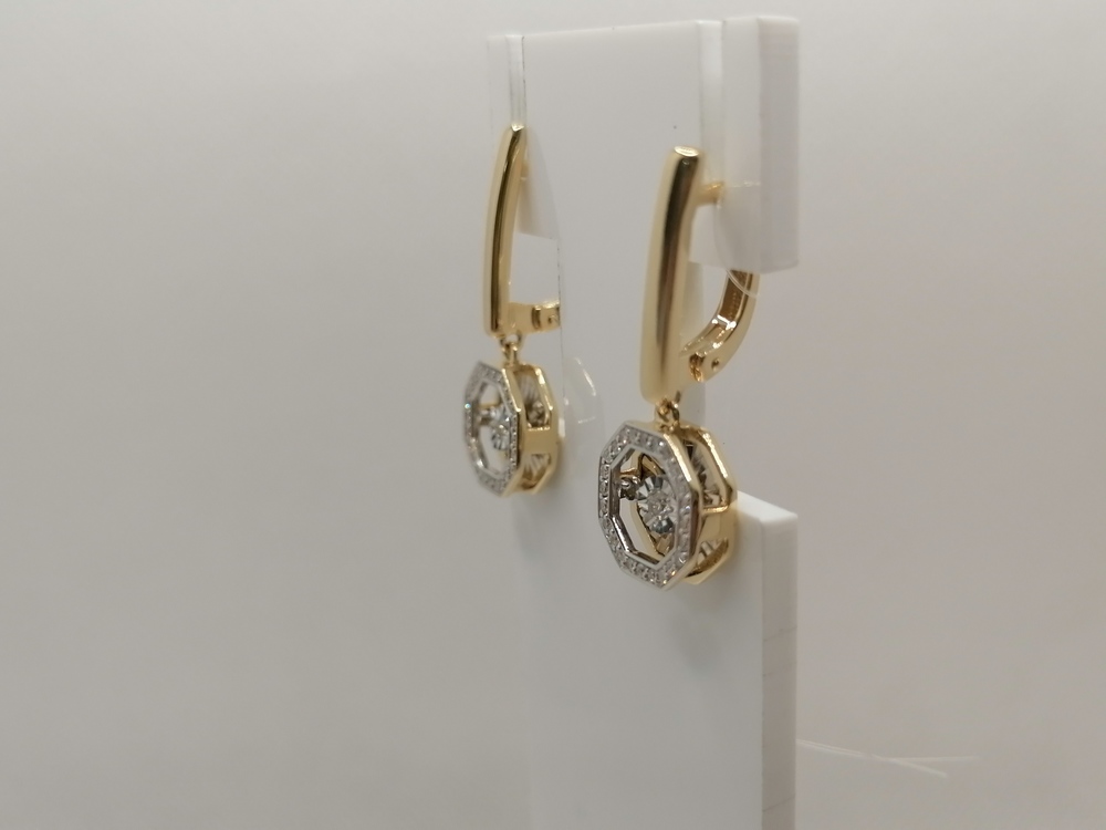 СЕРЬГИ БРИЛЛИАНТ (Au 585)