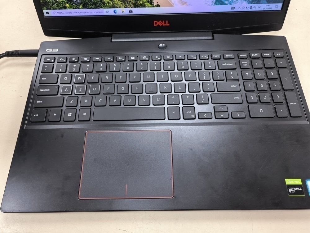 Ноутбук DELL; Core i5-9300H, GeForce GTX 1660 Ti Max-Q, 8 Гб, 480 Гб, Нет