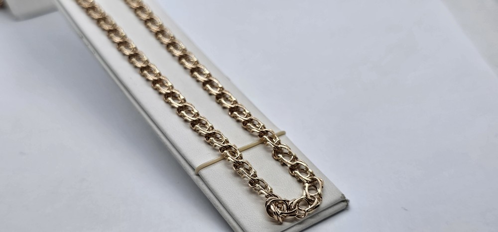 ЦЛБА585 ЦЕПЬ ПОЛНОВЕСНАЯ Бисмарк арабский (Au 585)