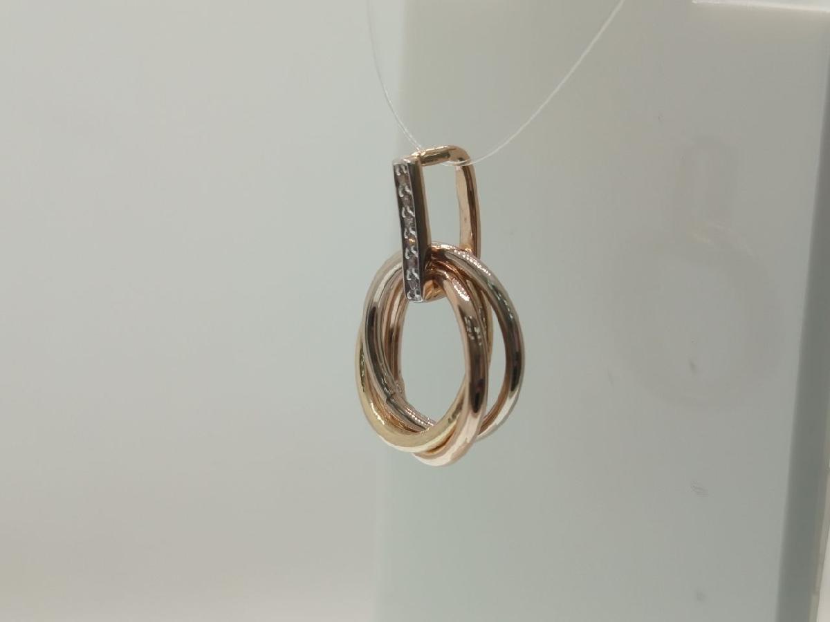 ПОДВЕСКА С КАМНЯМИ (Au 585)