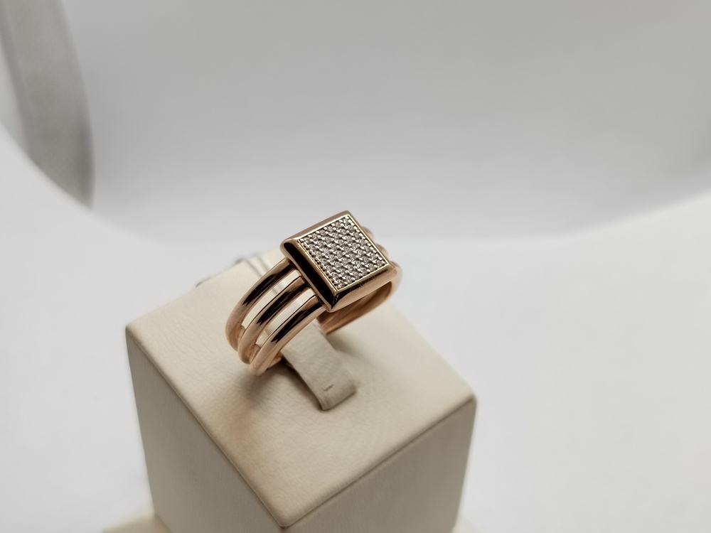 КОЛКМИ585 КОЛЬЦО С КАМНЯМИ (Au 585)