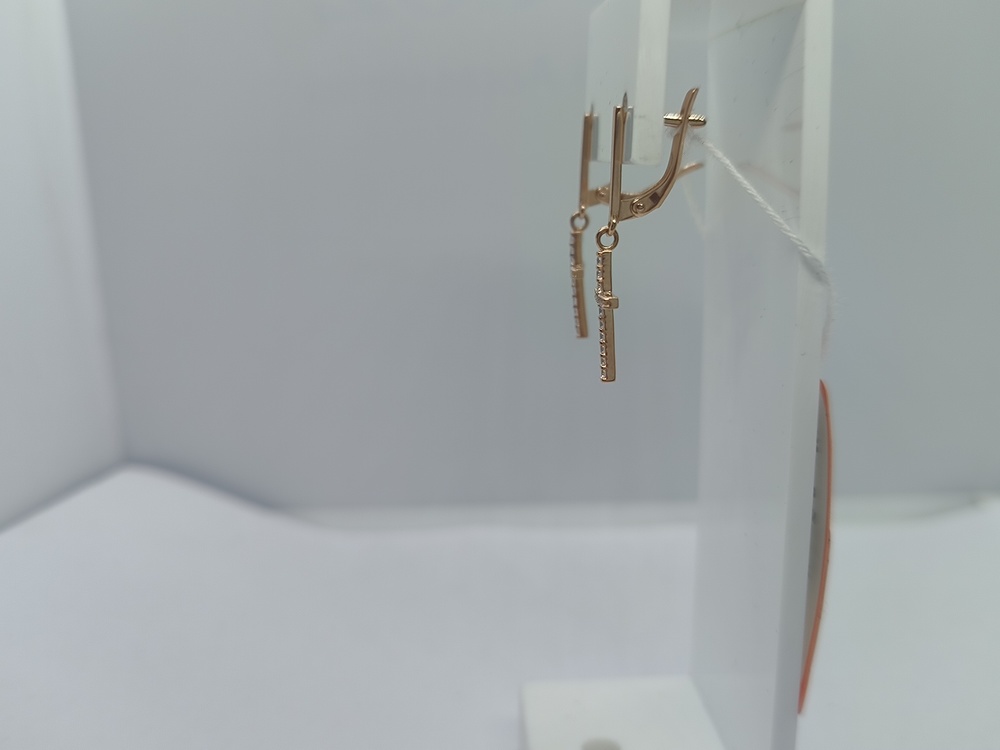 СЕРЬГИ С КАМНЯМИ (Au 585)