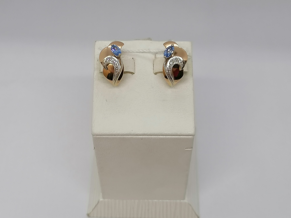 СКМИ585 СЕРЬГИ С КАМНЯМИ (Au 585) СКМИ585 СЕРЬГИ С КАМНЯМИ (Au 585)