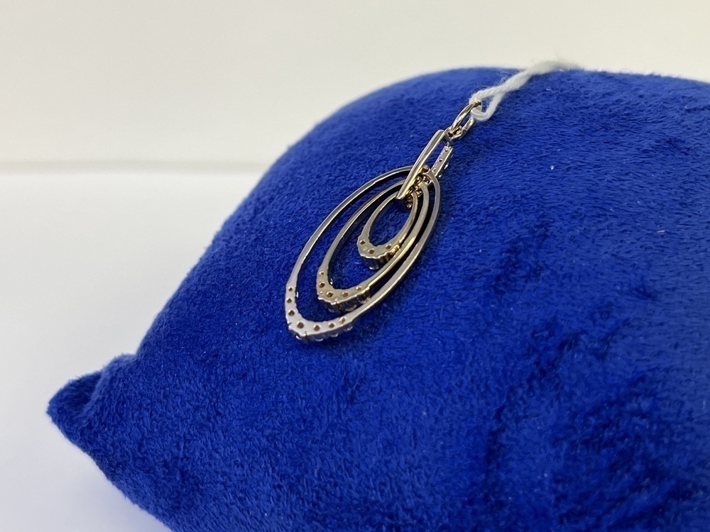 ПОДКМИ585 ПОДВЕСКА С КАМНЯМИ (Au 585)