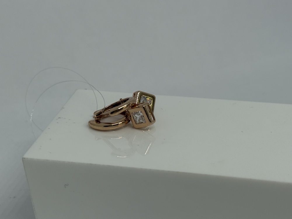 СЕРЬГИ С КАМНЕМ (Au 585)