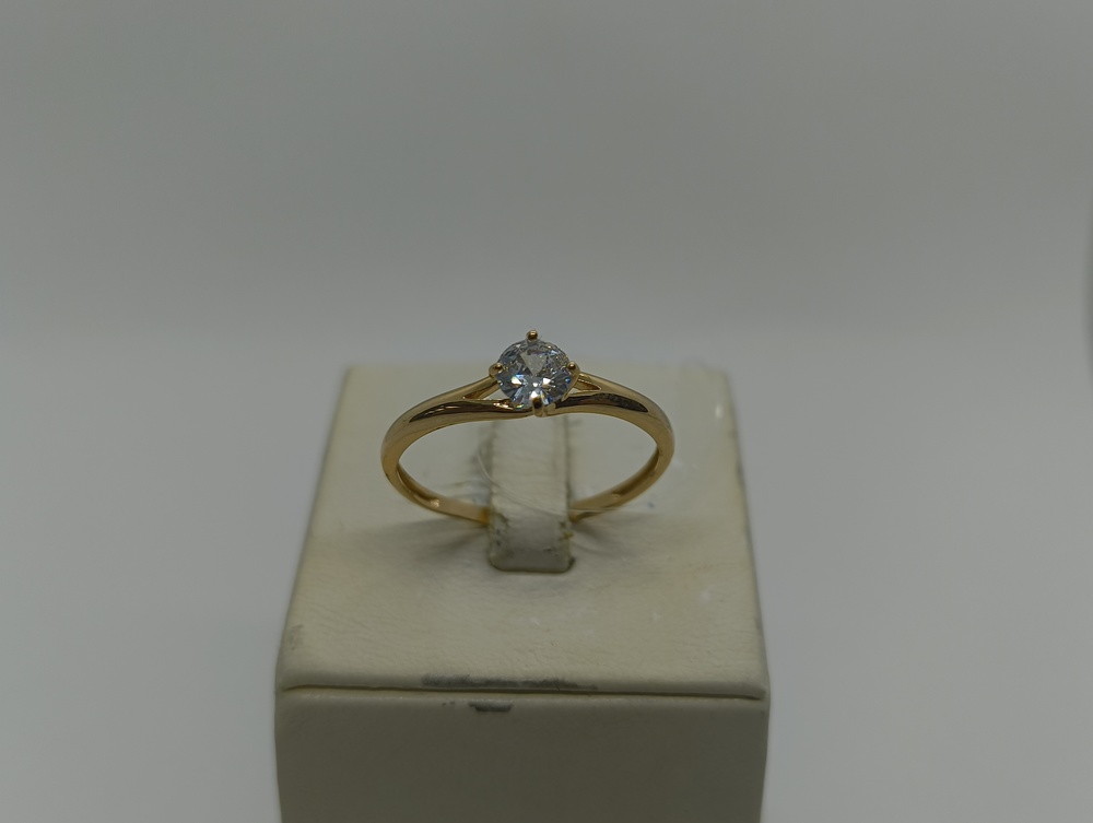 КОЛЬЦО С КАМНЕМ (Au 585)