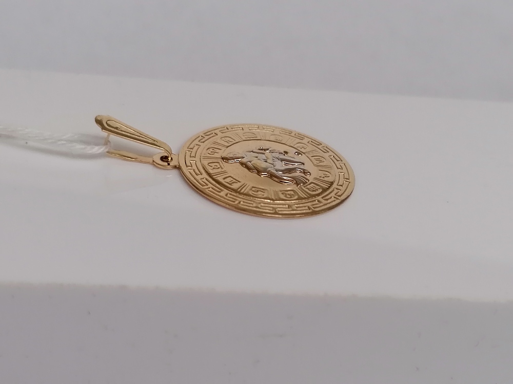 ПОДВЕСКА ЗНАК ЗОДИАКА ВОДОЛЕЙ Au 585 ПОДВЕСКА ЗНАК ЗОДИАКА ВОДОЛЕЙ Au 585
